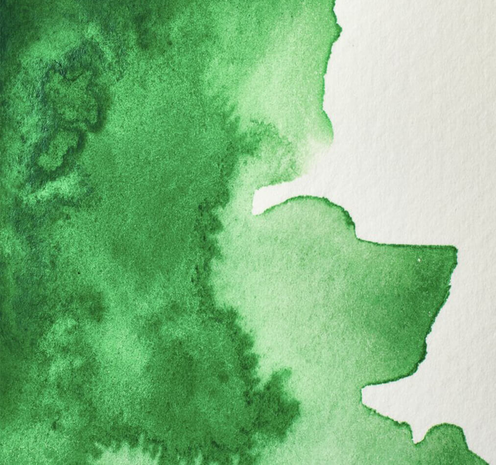 winsor newton akvarel Cinnabar green